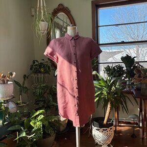 Mauve Color Lucky Brand Short Sleeves Size Small Dress